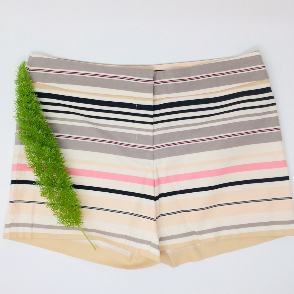 Willi Smith Gorgeous Striped Casual Short Size 10